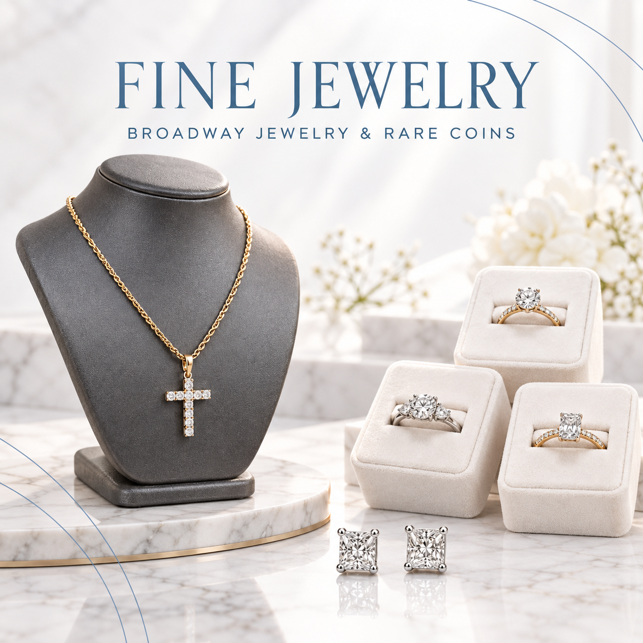 Fine and estate jewelry at Broadway Jewelry and Rare Coins in Bradley Illinois